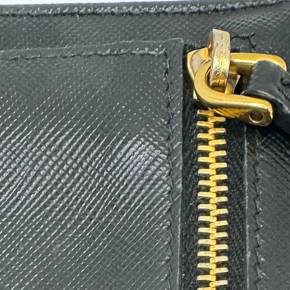 Rare Prada Continental Wallet w. Pink and White Stripes - Limited Edition - Picture 14 of 14